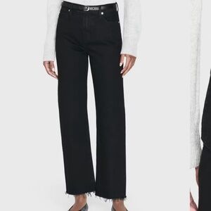 Frame Le Jane Crop jeans in Obsidian, size 28